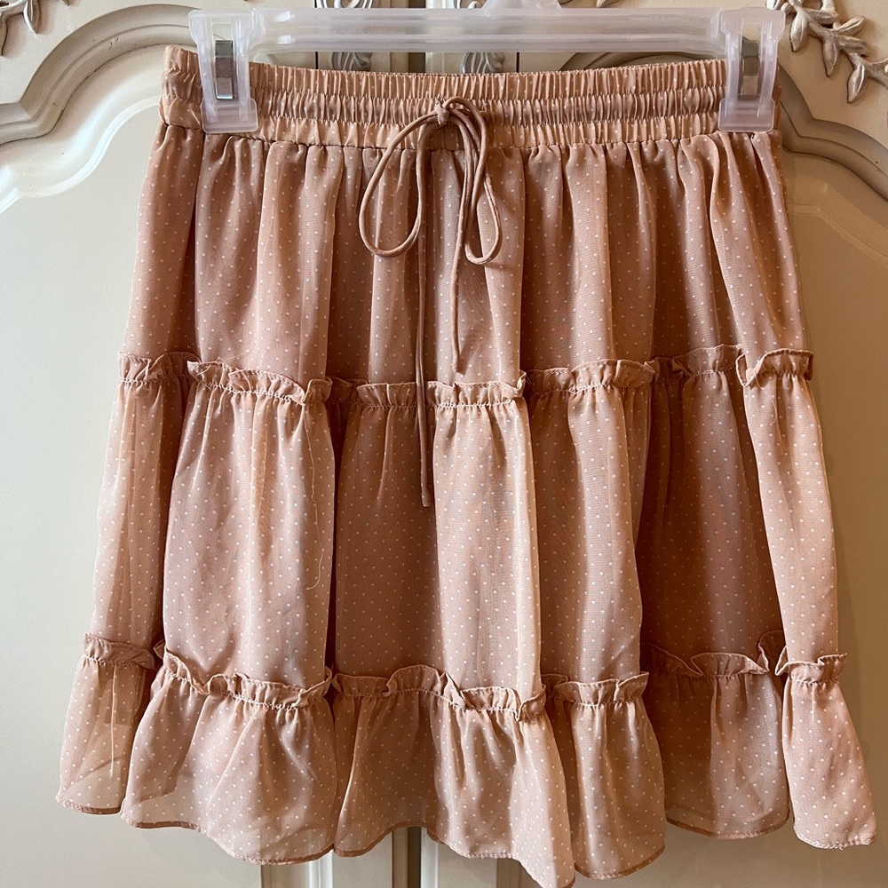 Light pink skirt